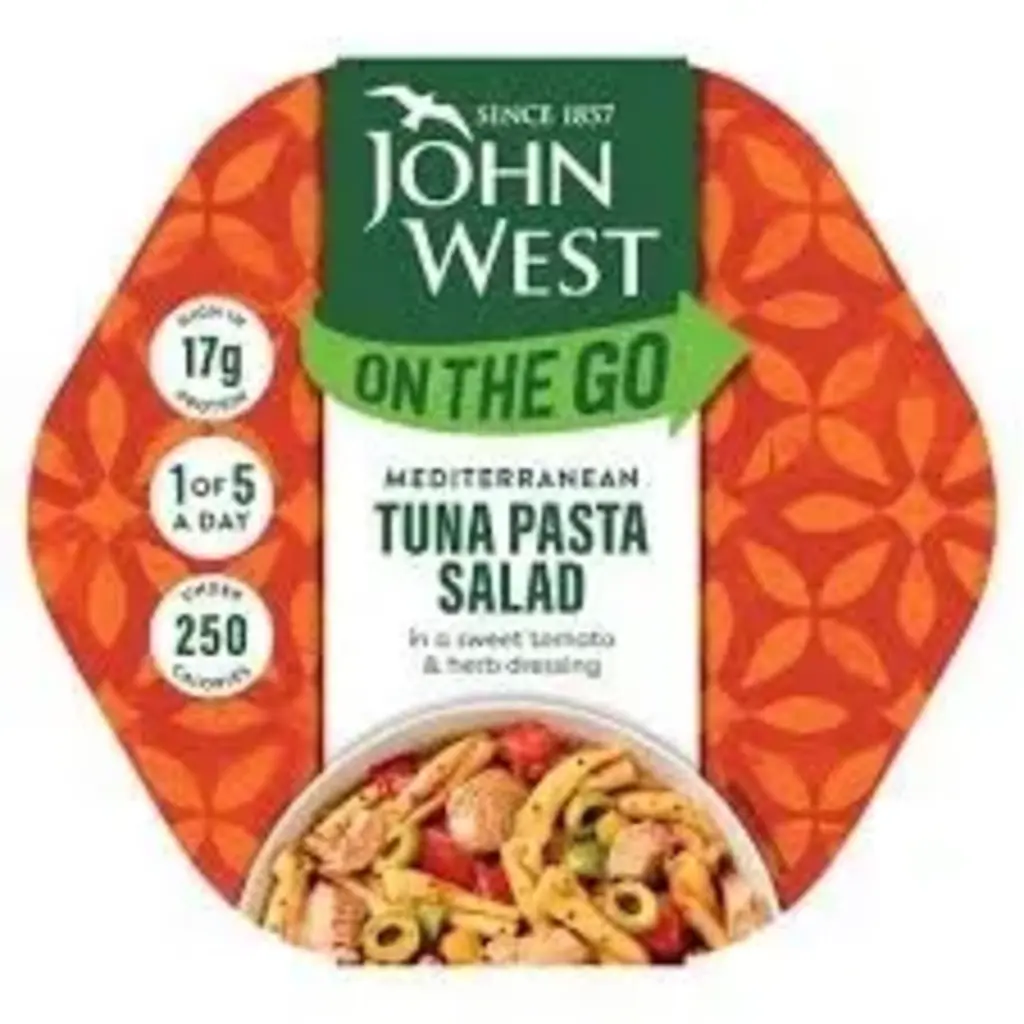 On The Go Mediterranean Tuna Pasta Salad
