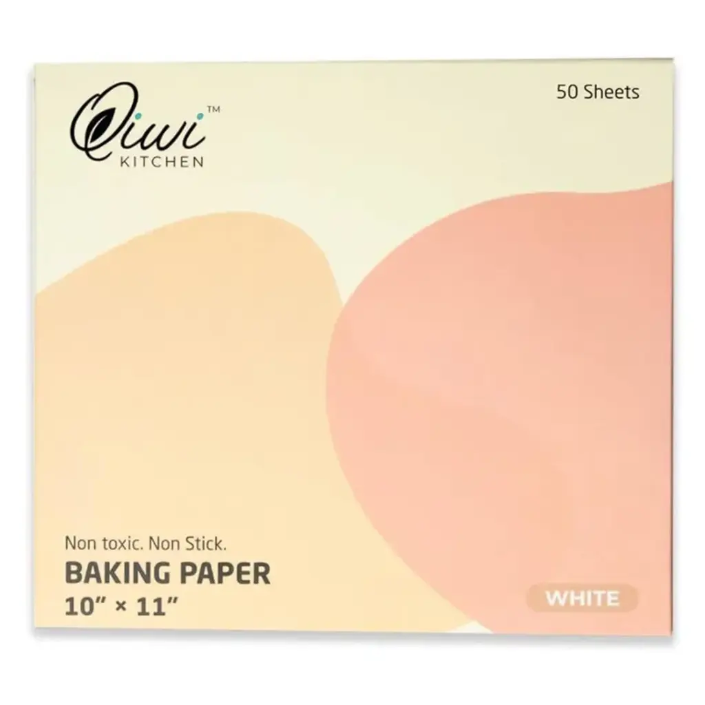 Qiwi Kitchen Baking Paper 10 x 11 White 50