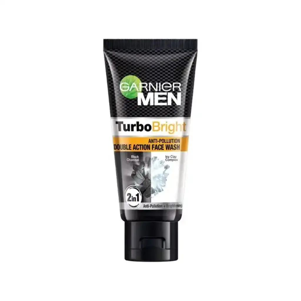 Men Turbo Bright Double Action Face Wash