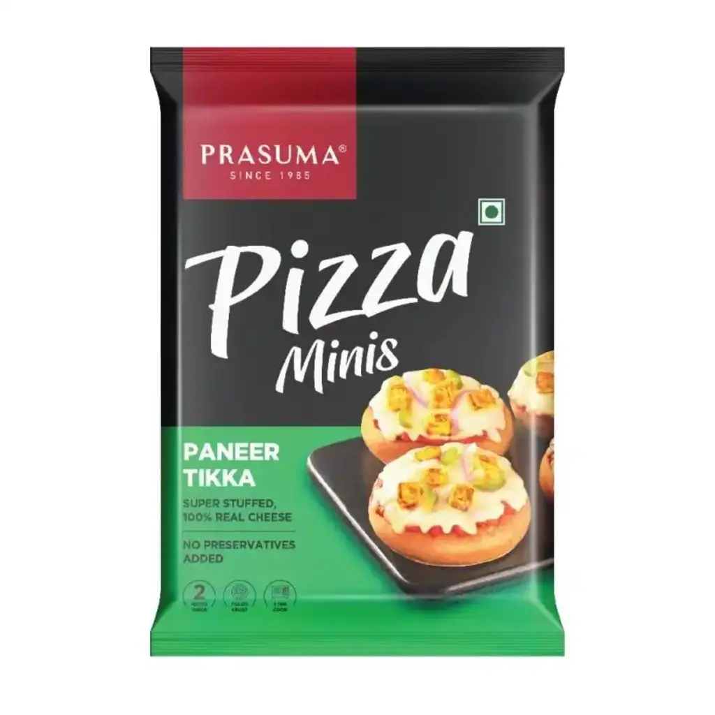 Paneer Tikka Pizza Minis