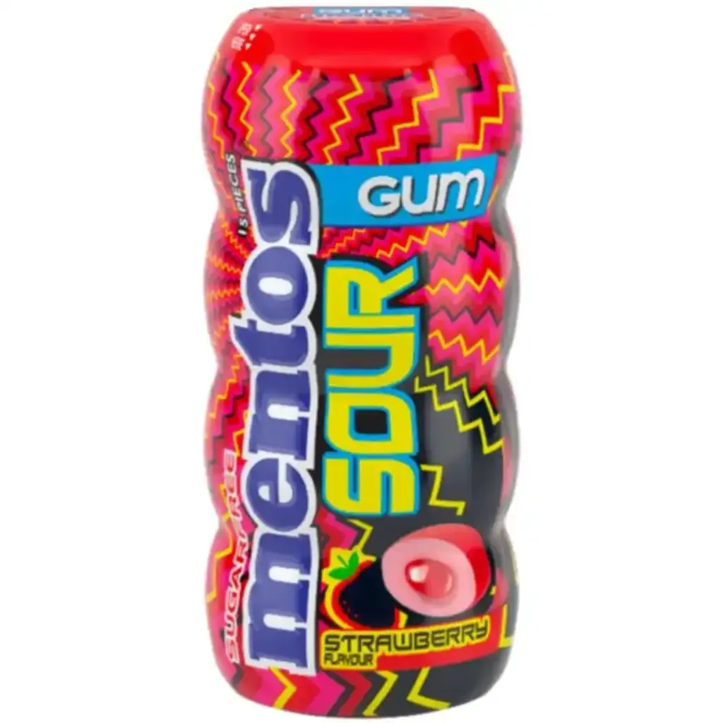 Sour Strawberry Chewing Gum