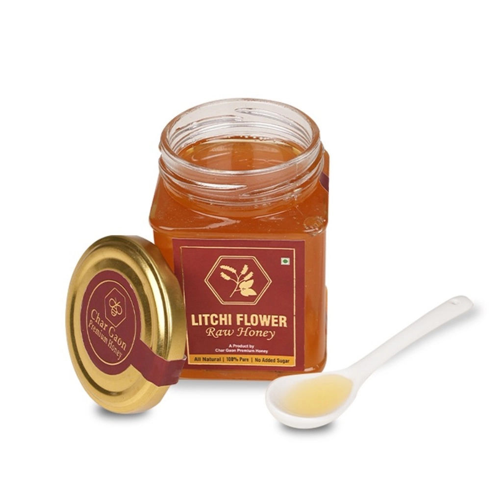 Premium 100% Pure Raw Litchi Flower Honey 300gm