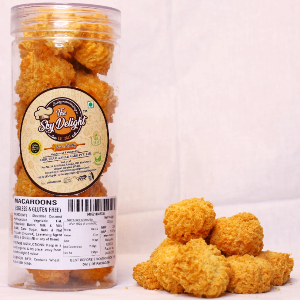 Macaroons Eggless & Gluten Free