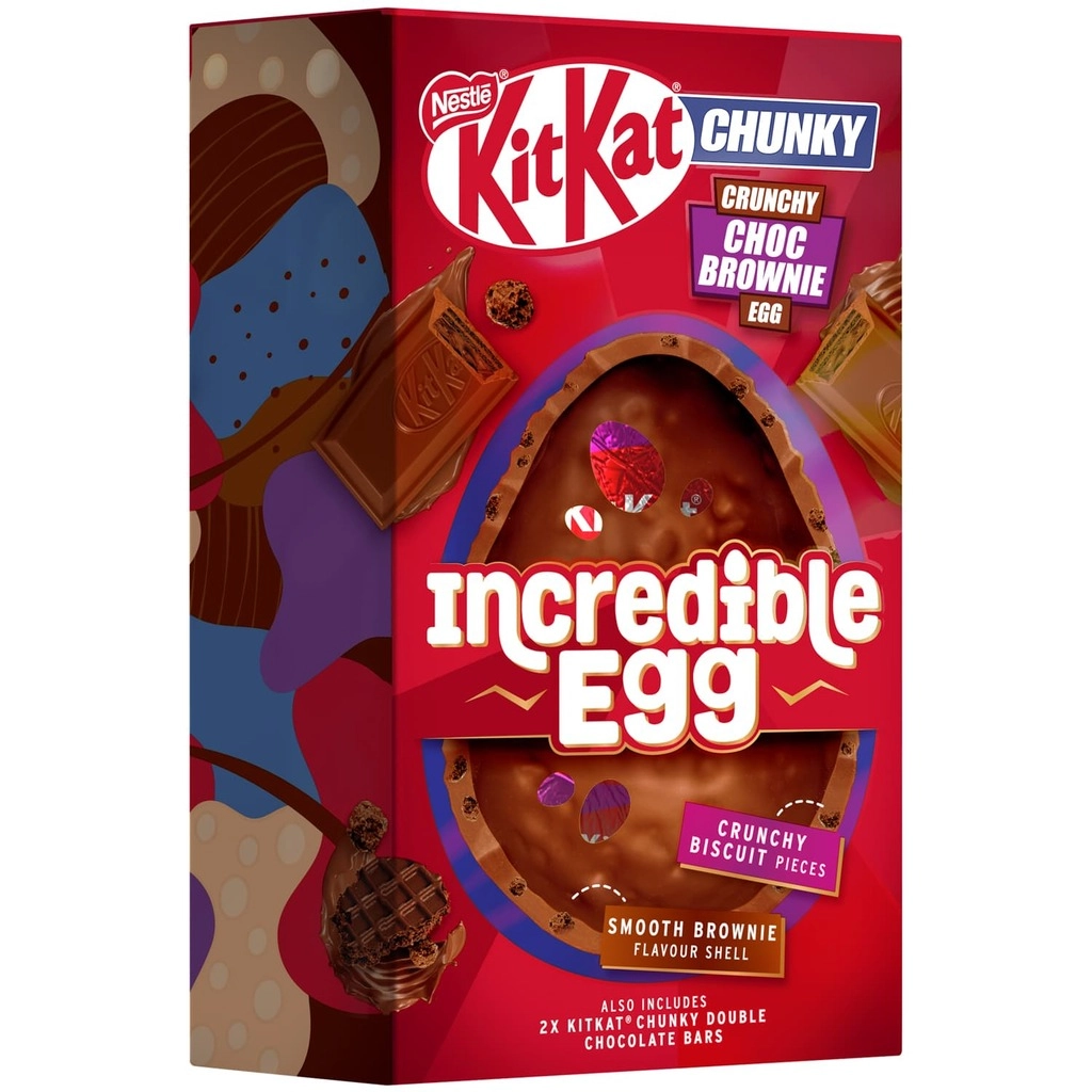 KitKat Chunky Choc Brownie Egg 384g