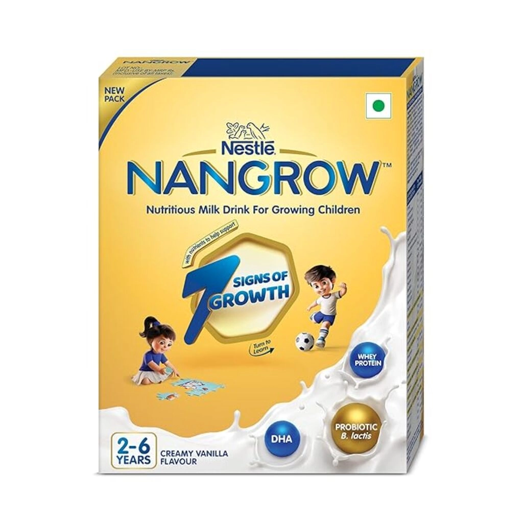 Nangrow Creamy Vanilla Nutritious Milk Drink Powder