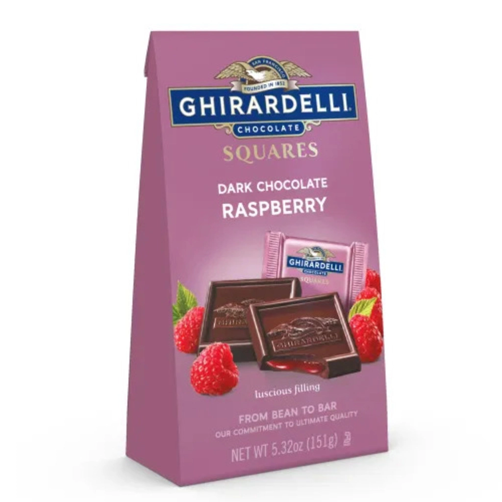 Squares Raspberry Dark Chocolate