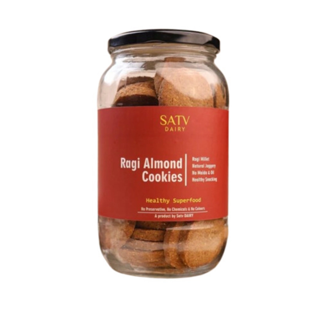 Ragi Almond Cookies