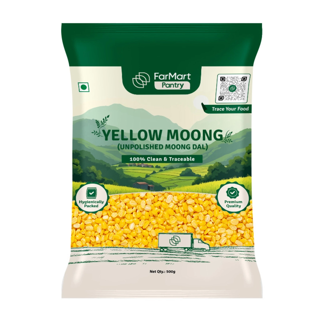 Unpolished Yellow Moong Dal