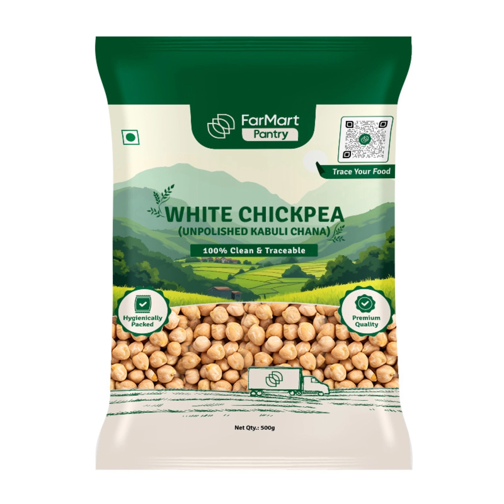 White Chickpea Unpolished Kabuli Chana