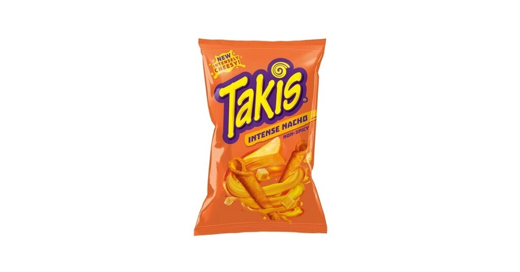 Takis Intense Nacho Non-Spicy Cheese Tortilla Chips