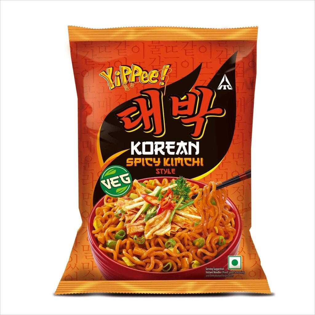Yippee Korean Spicy Kimchi Style Noodles