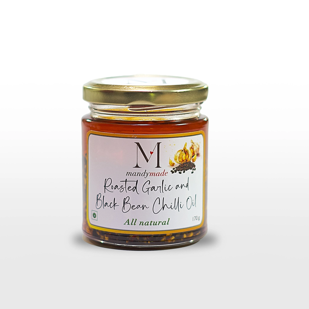 Roasted Garlic And Black Bean Chilli Oil