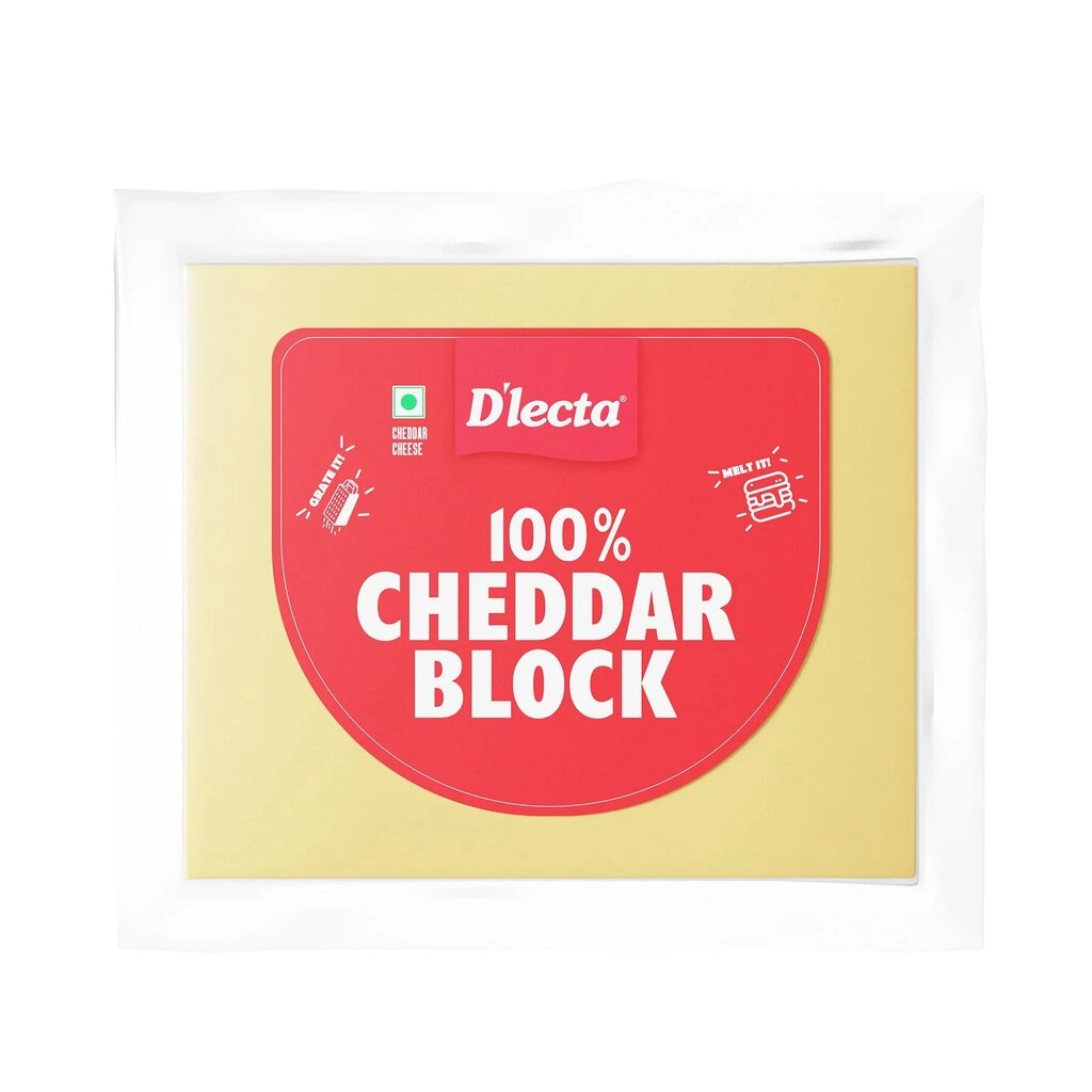 100% Cheddar Cheese Block
