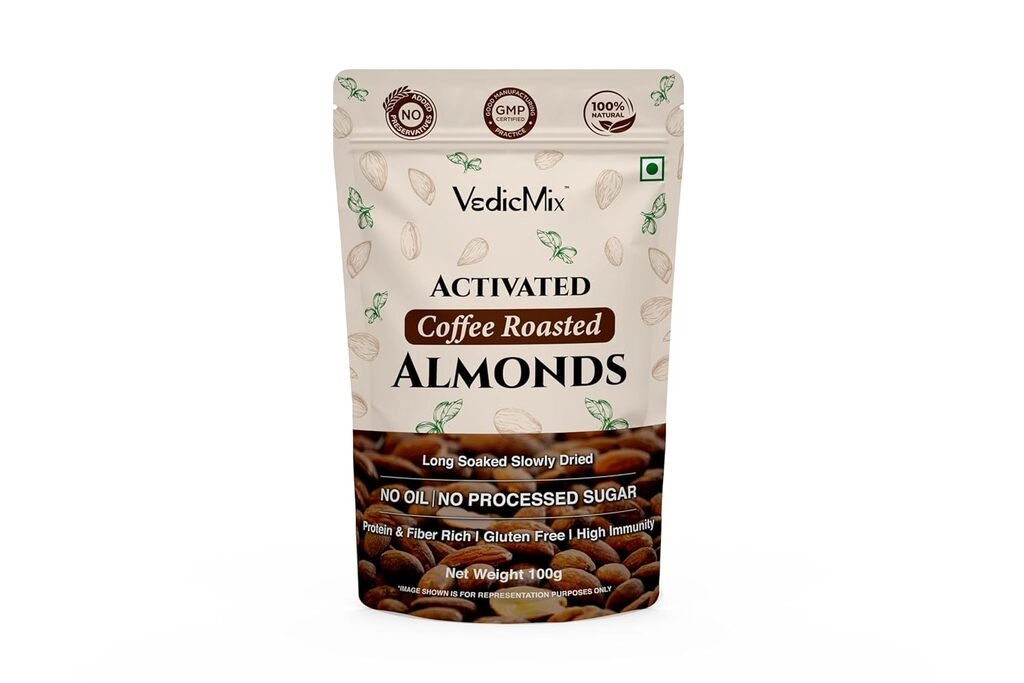 Activated Coffee Roasted Almonds