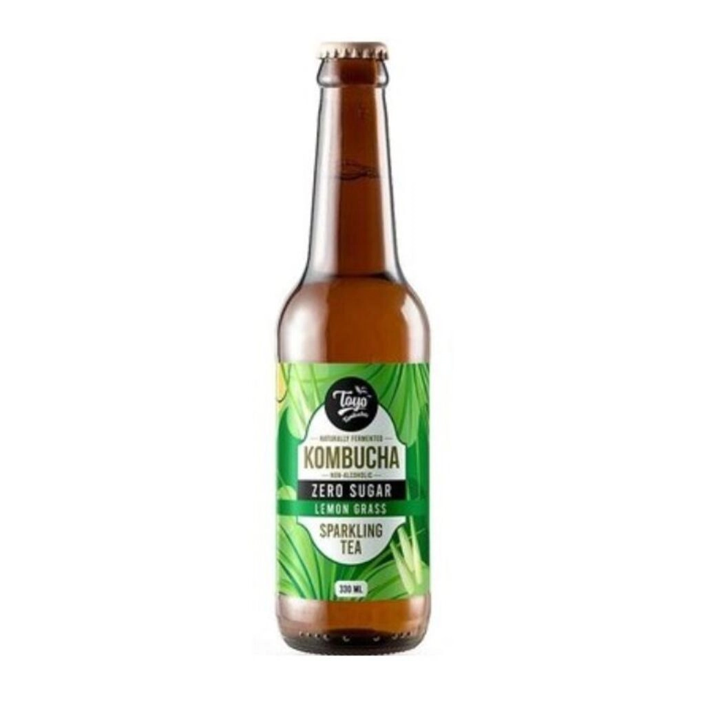 Zero Sugar Lemon Grass Sparkling Fermented Tea
