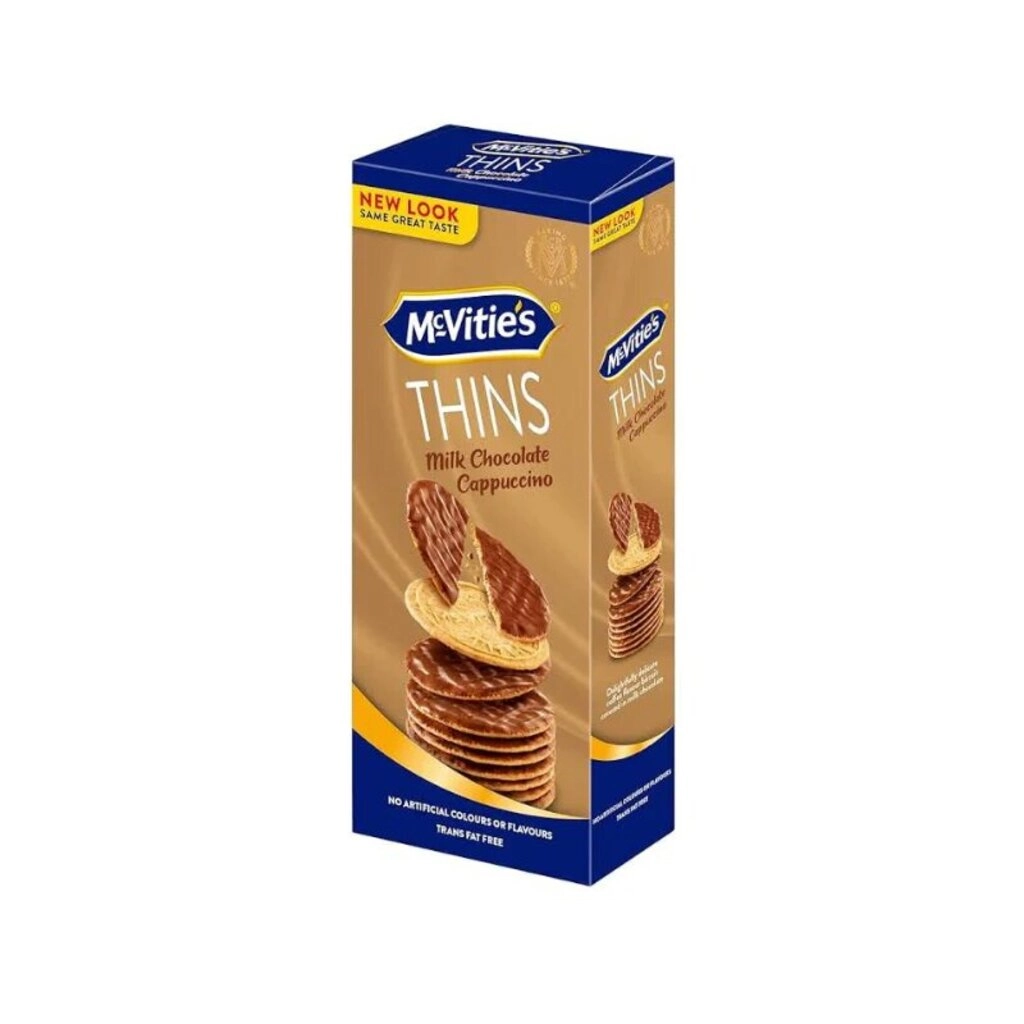 Thins Milk Chocolate Cappuccino Biscuits