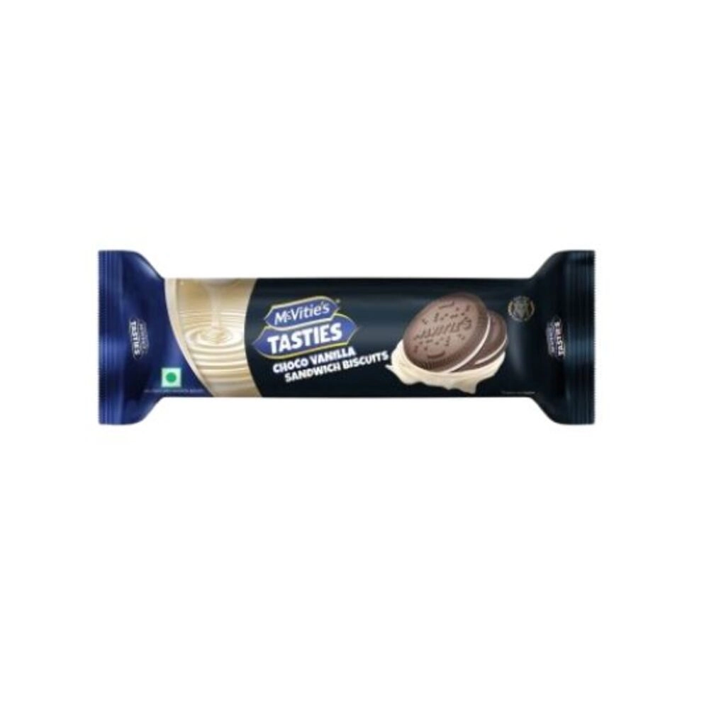 Tasties Choco Vanilla Sandwich Biscuits