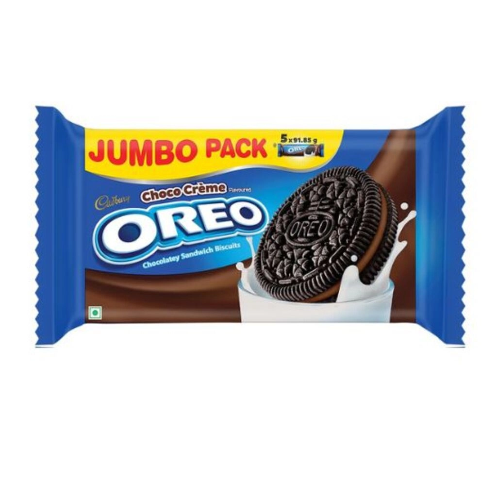 Choco Creme Flavoured Chocolatey Sandwich Biscuits Jumbo Pack