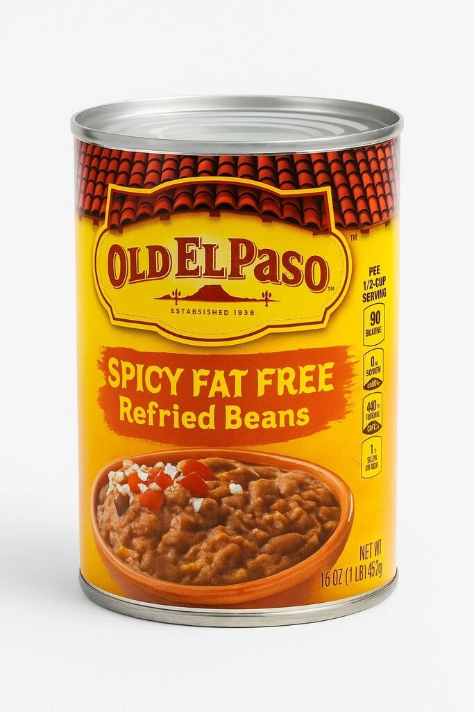 Spicy Fat Free Refried Beans