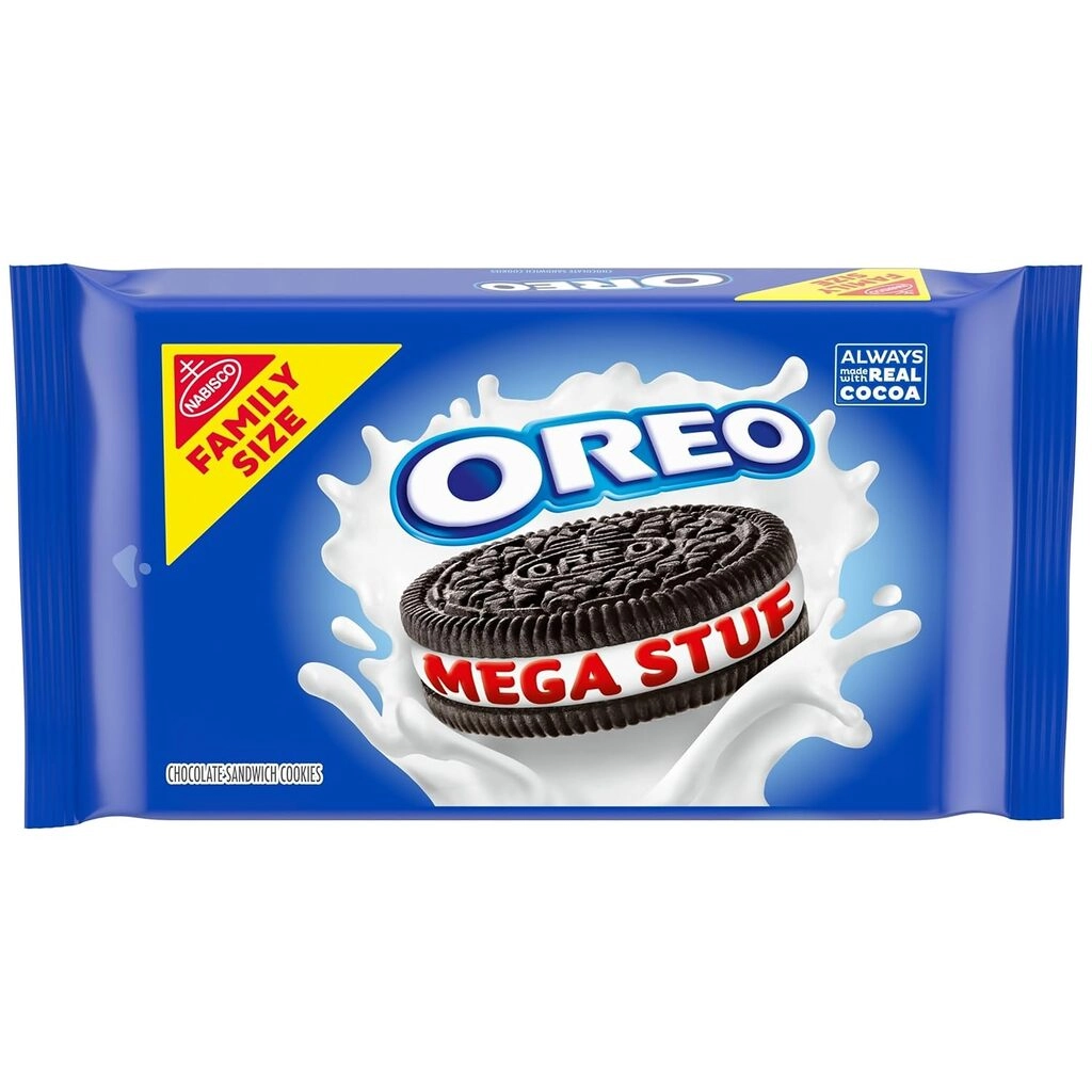Oreo Mega Stuf Chocolate Sandwich Cookies