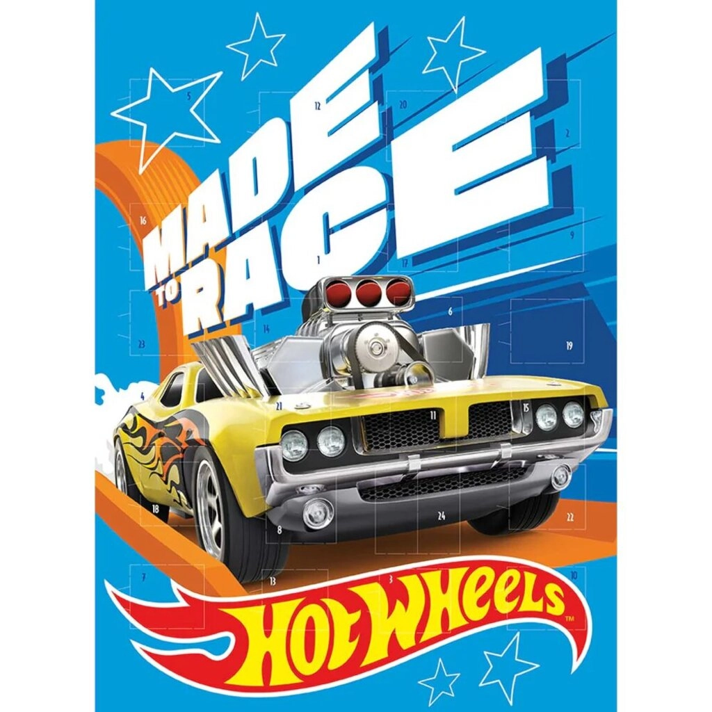 Made To Race Hot Wheels Calendar Chocolate 75g