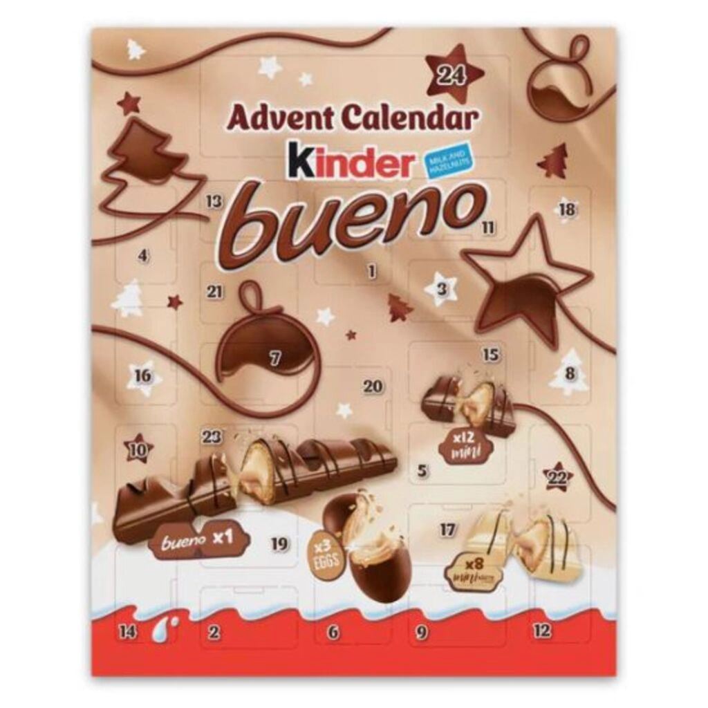 Kinder Bueno Advent Calendar Milk & Hazelnut 181Gm