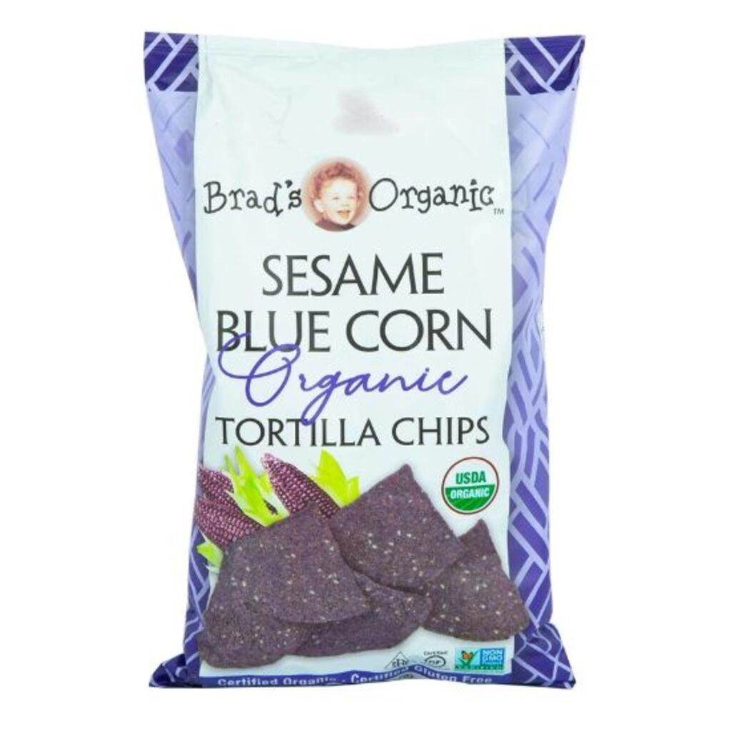 Sesame Blue Corn Organic Tortilla Chips