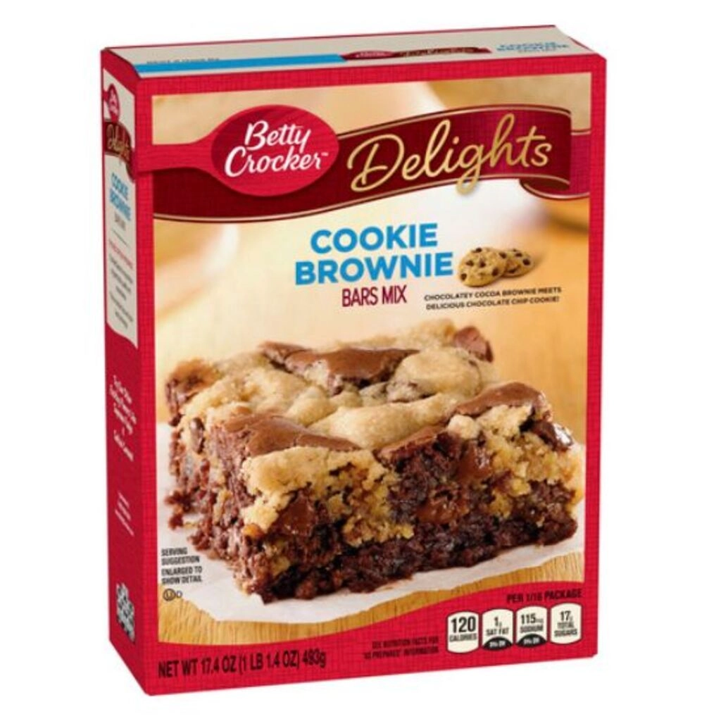 Delights Cookie Brownie Bars Mix