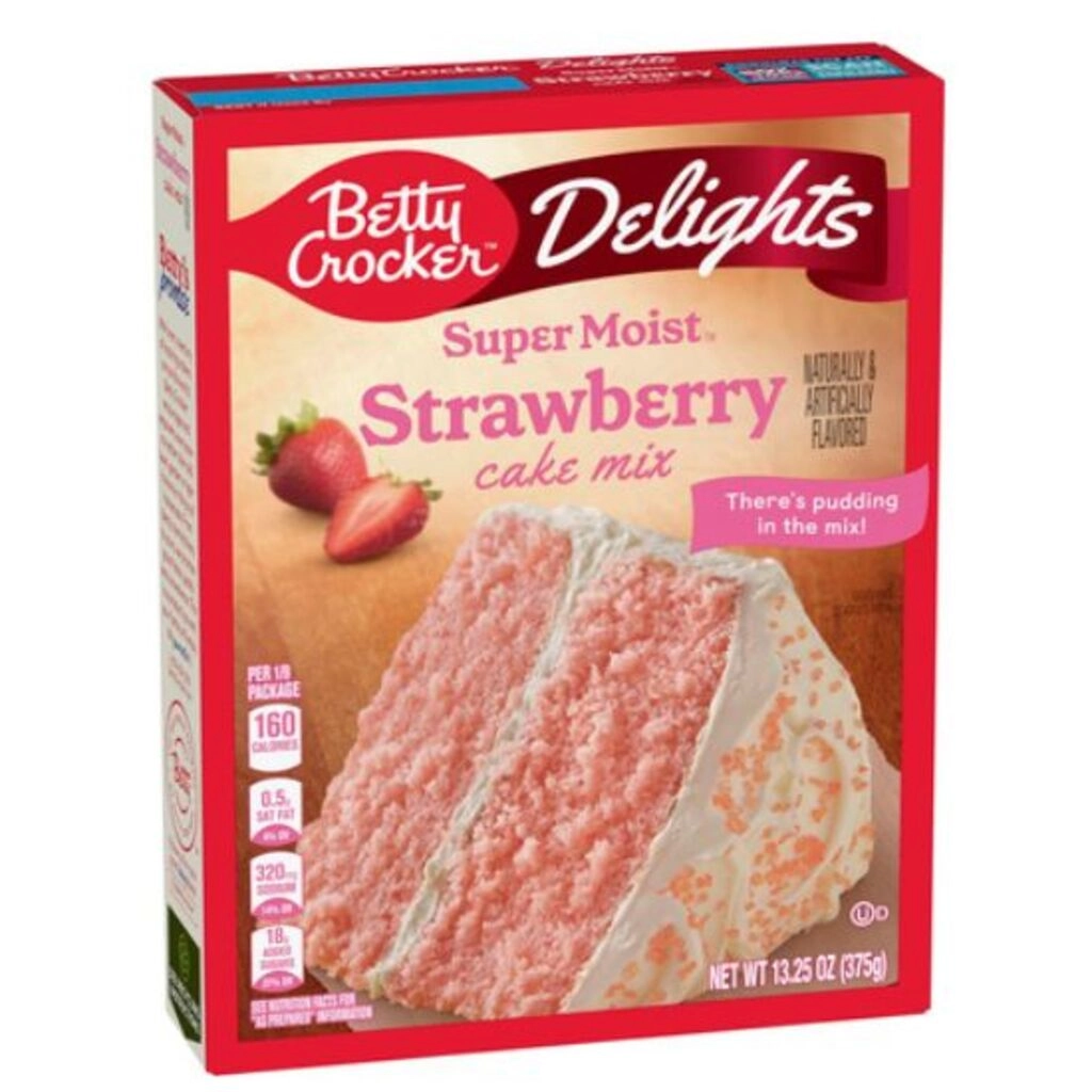 Super Moist Strawberry Cake Mix