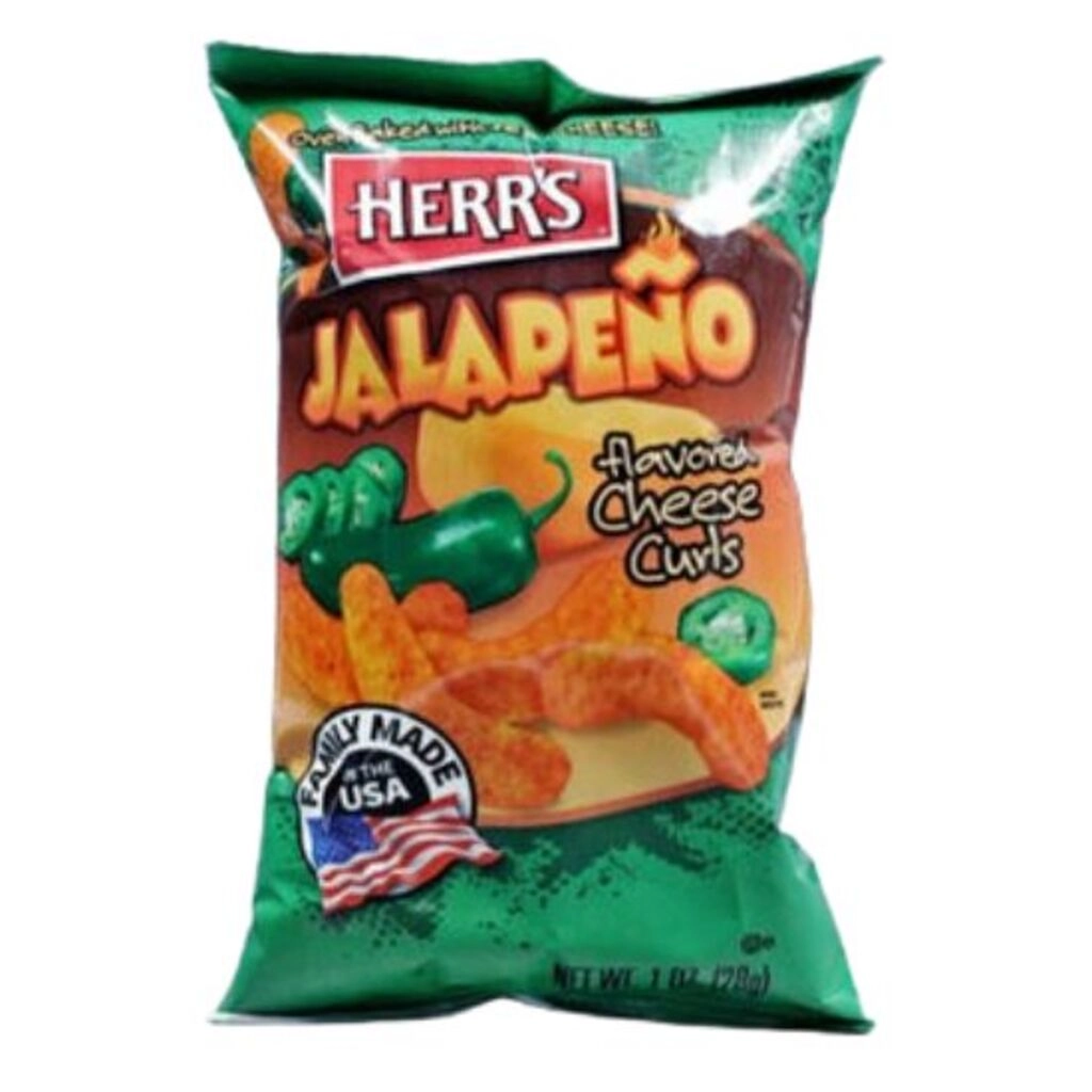Jalapeno Flavored Cheese Curls