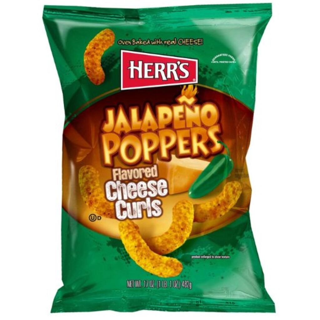 Jalapeno Poppers Flavored Cheese Curls