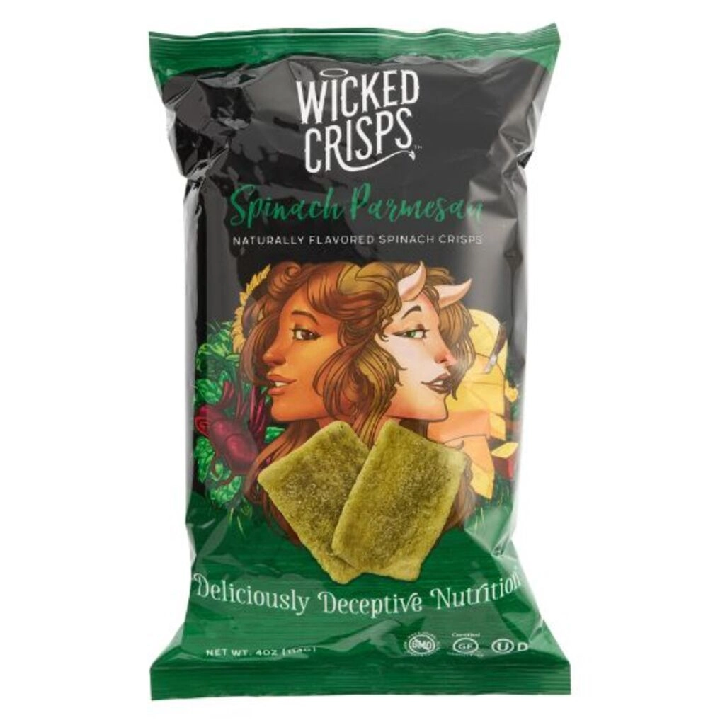 Spinach Parmesan Crisps