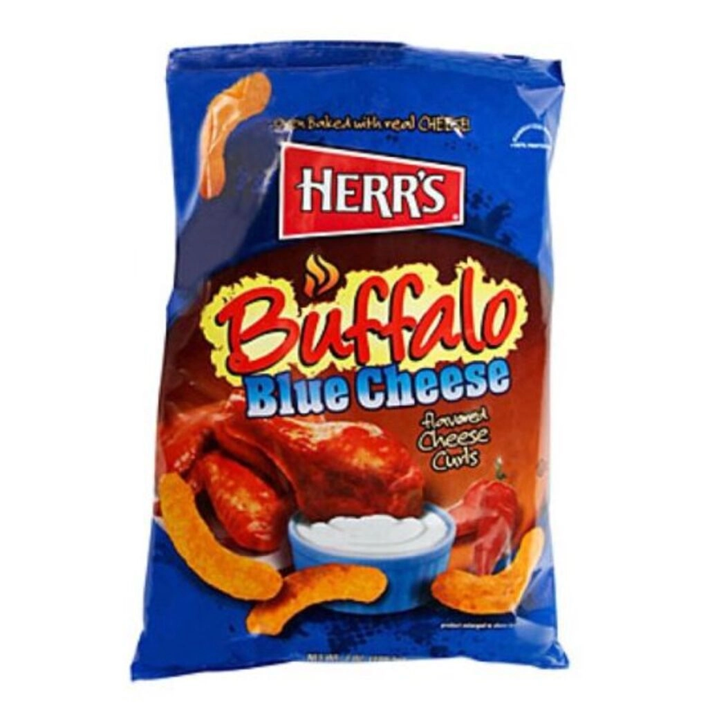 Buffalo Blue Cheese Flavored Cheese Curls
