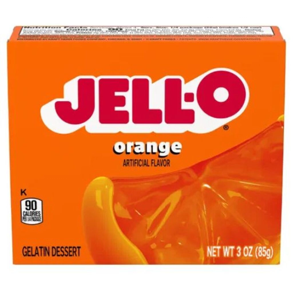 Orange Gelatin Dessert