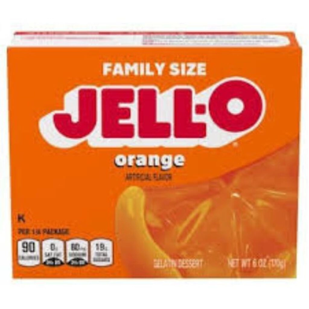 Orange Family Size Gelatin Dessert