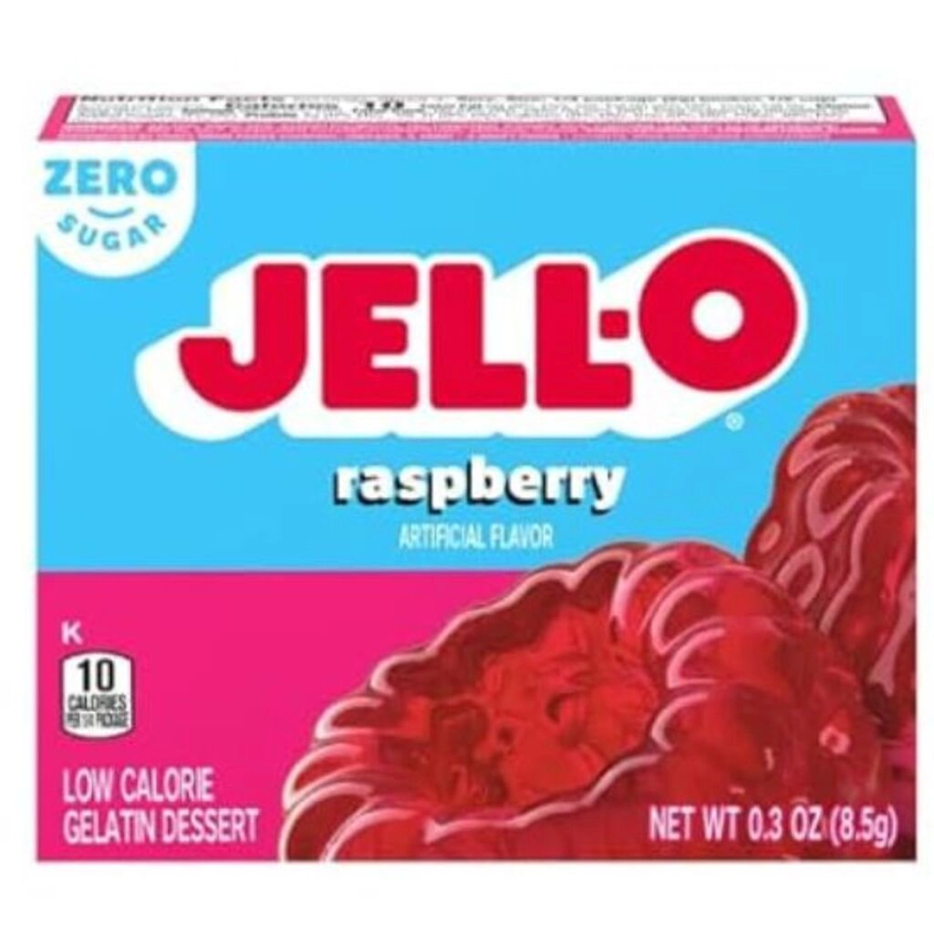 Raspberry Sugar Free Gelatin Dessert