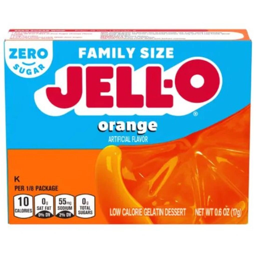 Orange Sugar Free Gelatin Dessert