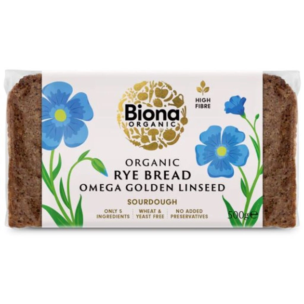 Rye Bread Omega Golden Linseed