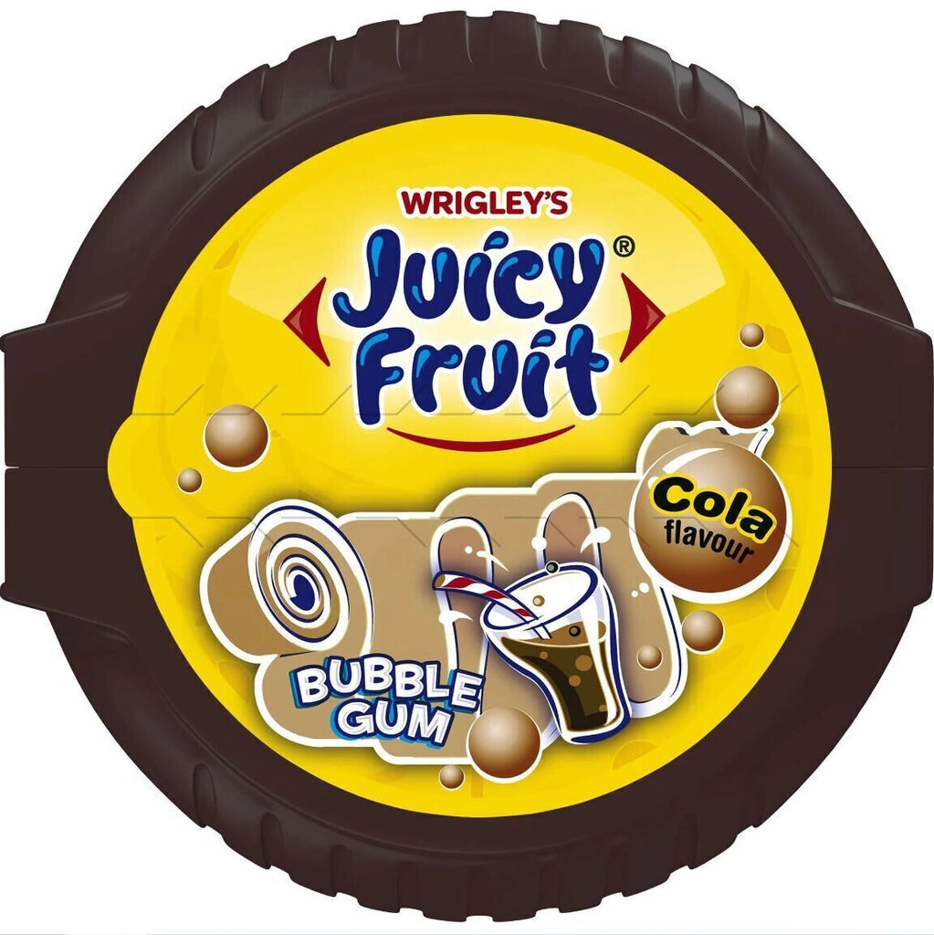 Juicy Fruit Cola Flavor Bubble Gum
