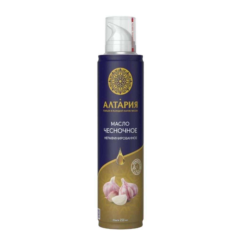 Unrefined sunflower oil with garlic extract 250ml