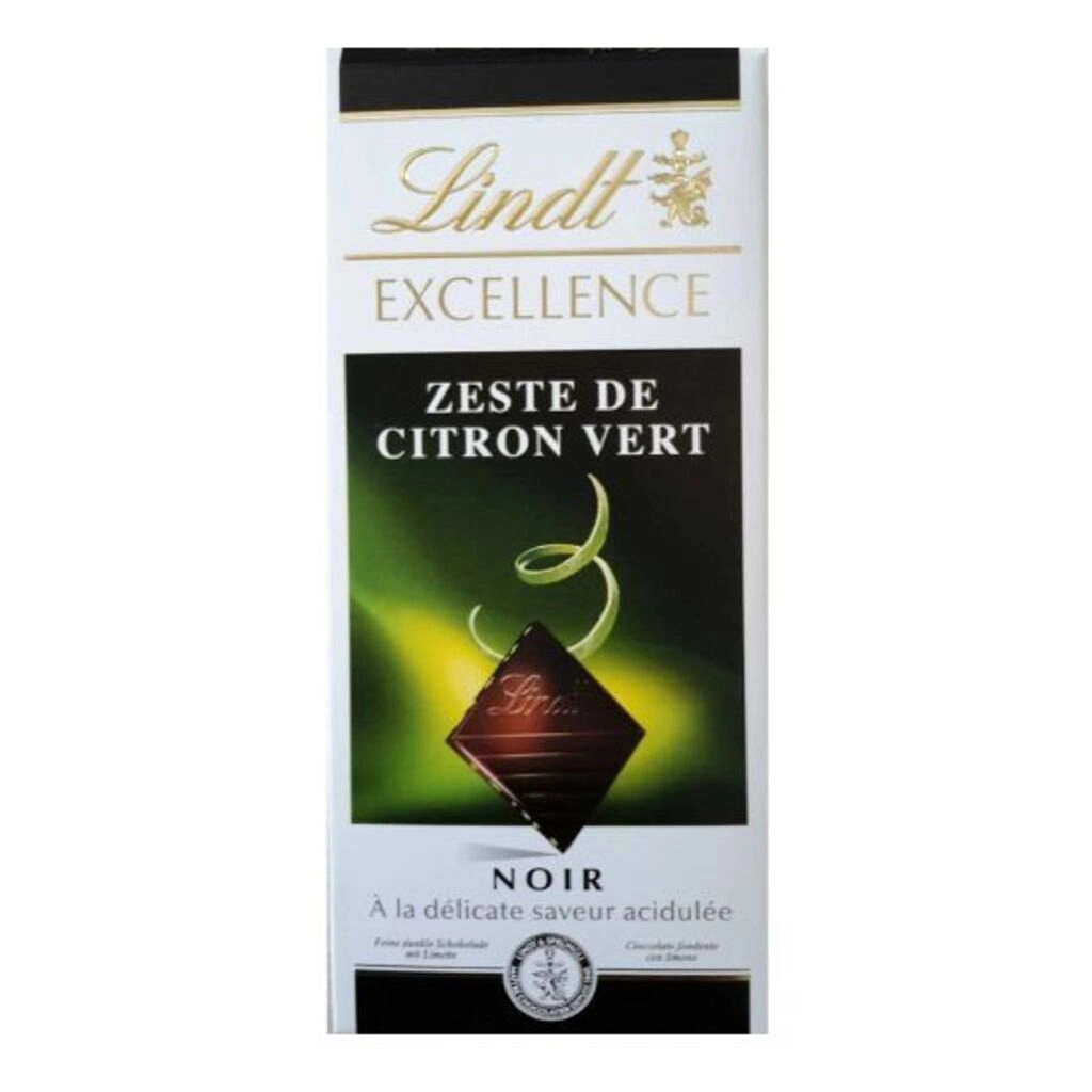 Excellence Zeste De Citron Vert Noir Chocolate