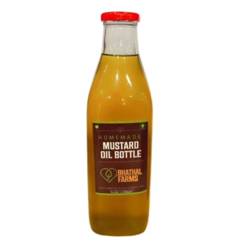 Homemade Mustard Oil Bottle