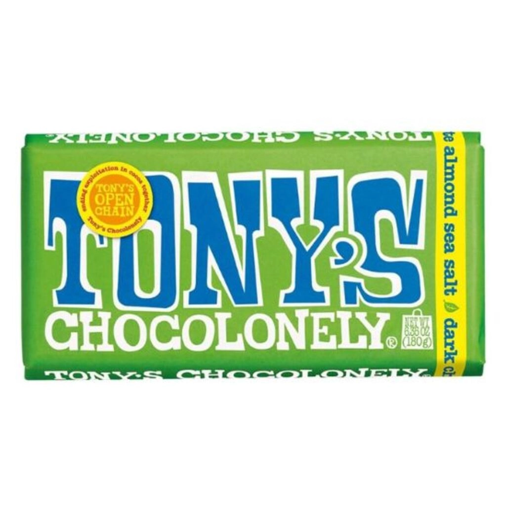 Chocolonely Dark Almond Sea Salt Chocolate