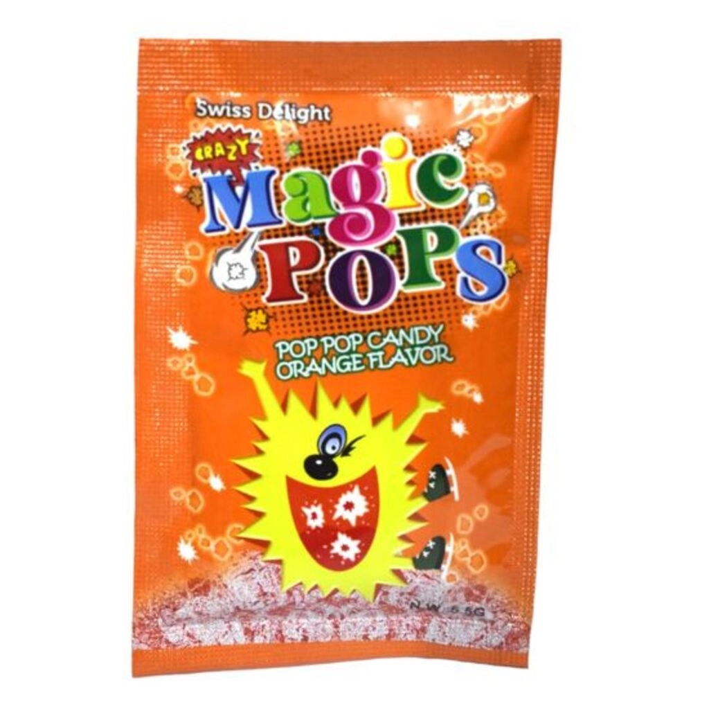 Orange Popping Candy