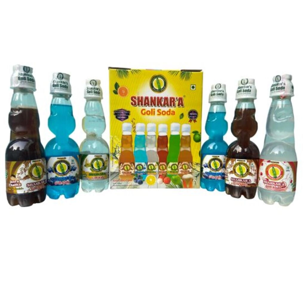 Goli Soda 6 Bottles Assorted flavours Gift Pack