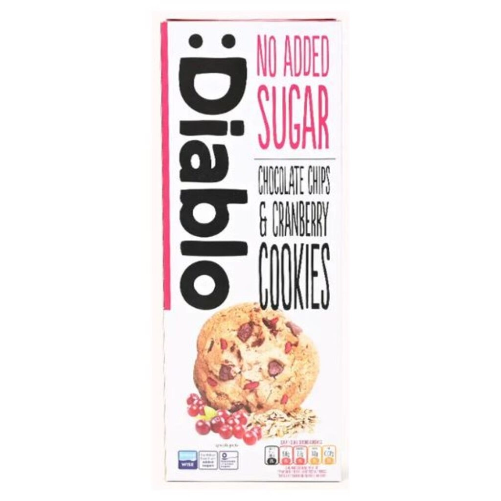 No Added Sugar Chocolate Chips & Cranberry Cookies