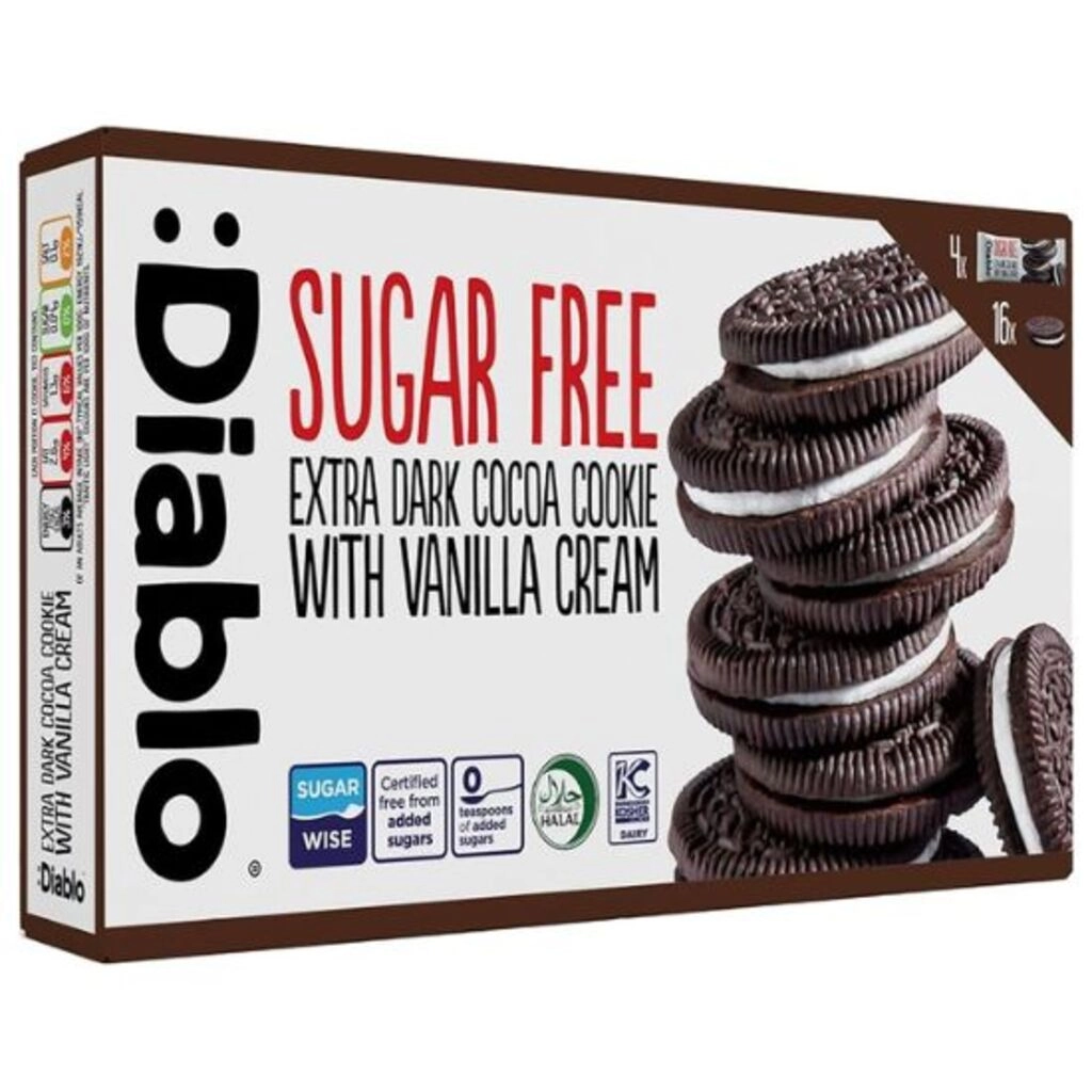 Sugar Free Extra Dark Cocoa Cookie With Vanila