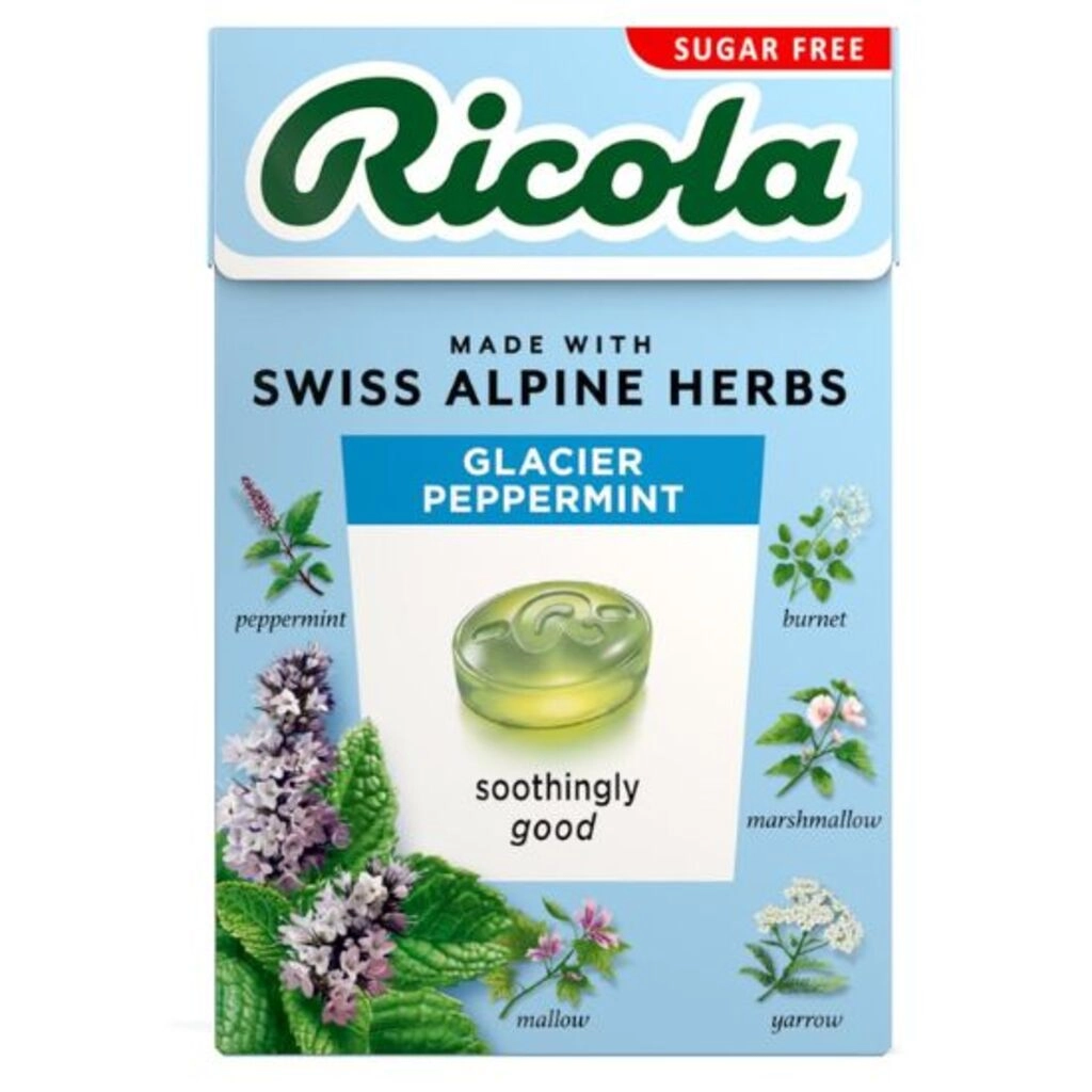 Glacier Peppermint Swiss Alpine Herbs Sugar Free Candy