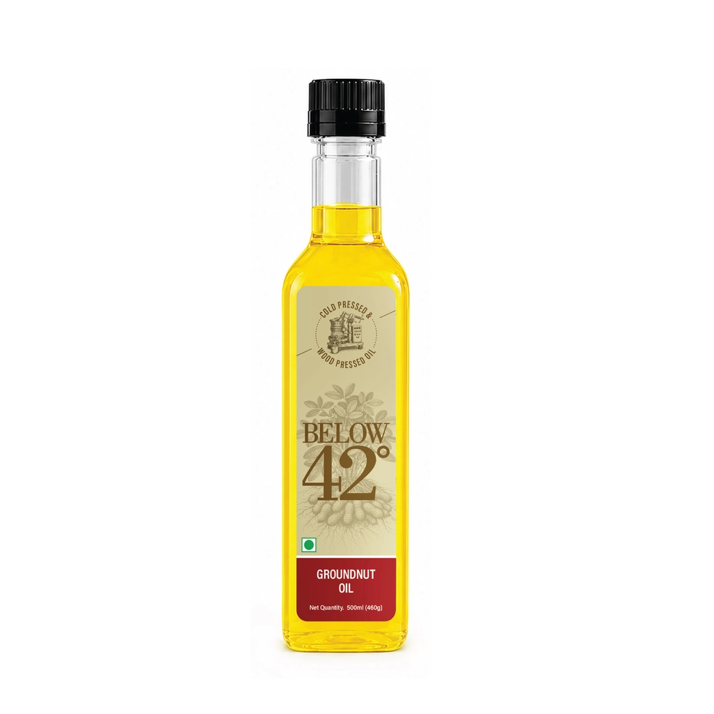 Groundnut Oil Glass Bottle 500ml