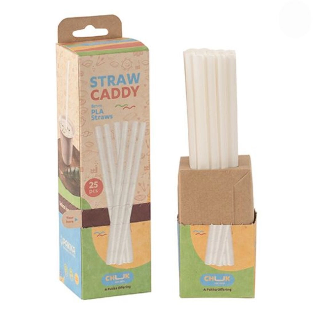 Straw Caddy Disposable Pla Straws